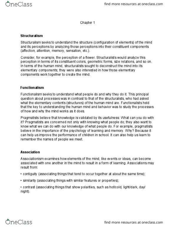 PSY270H5 Chapter Notes - Chapter 1: Confounding, Theory Of Multiple Intelligences, Dependent And Independent Variables thumbnail