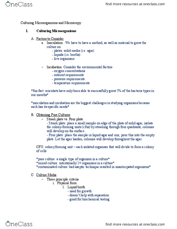 BMS 212 Lecture Notes - Lecture 2: Antibody, Scanning Electron Microscope, Numerical Aperture thumbnail