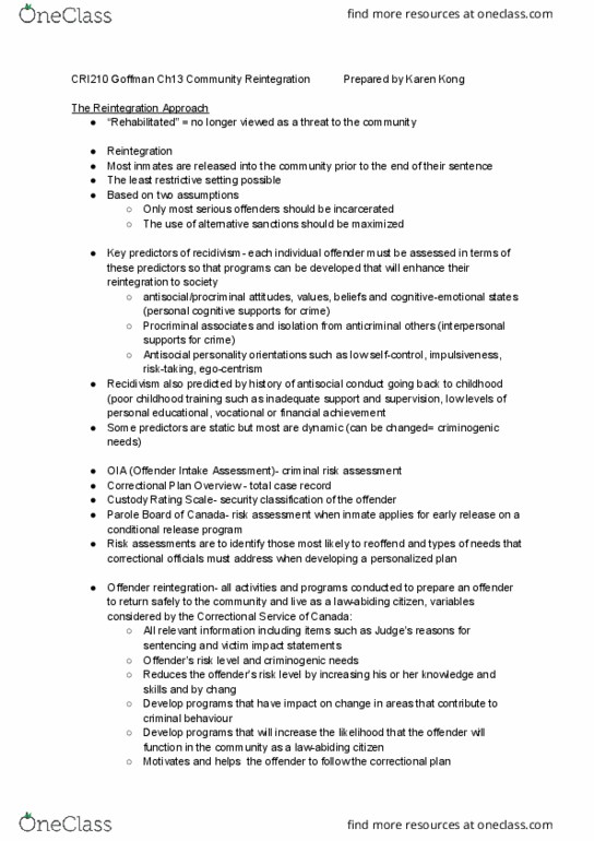 CRI210H1 Chapter Notes - Chapter 13: Structured Prediction, Preliminary Hearing, The Faint thumbnail