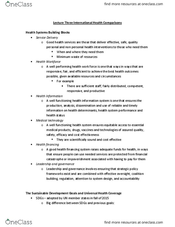 Health Sciences 4044A/B Lecture Notes - Lecture 3: Comptroller, Raf Medical Services, Environmental Health thumbnail