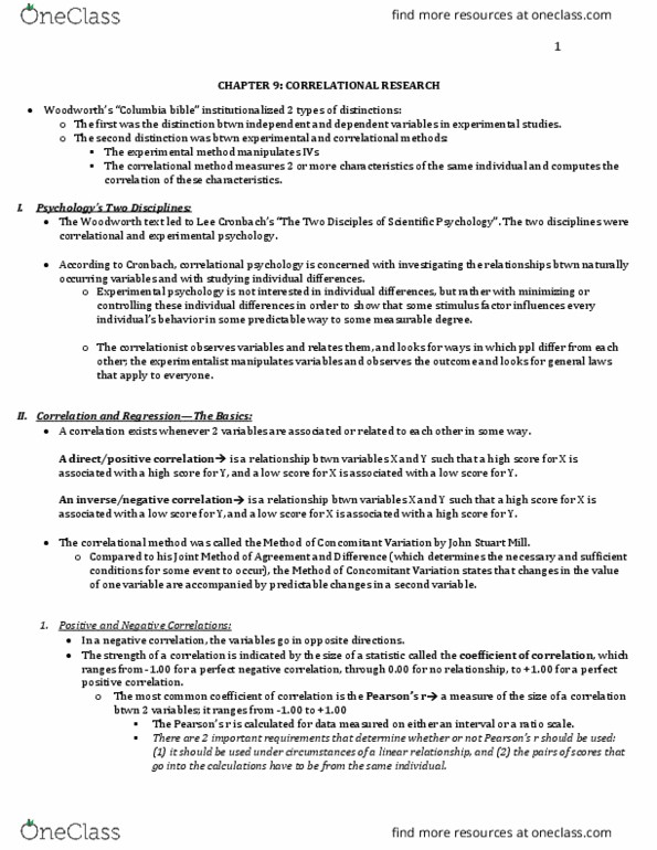 PSYC 2030 Chapter Notes - Chapter 9: Analysis Of Variance, The Need, Twin Study thumbnail