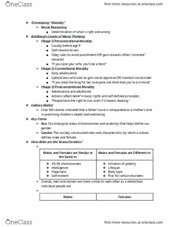 PSY 100 Lecture Notes - Lecture 8: Normative Social Influence, Relational Aggression thumbnail