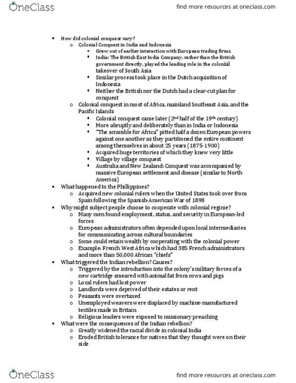 WOH 2001 Lecture Notes - Lecture 8: Scientific Racism thumbnail