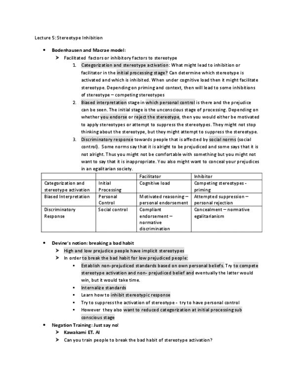 PSY322H1 Lecture Notes - Lecture 5: O. J. Simpson, Lexical Decision Task, Implicit Stereotype thumbnail