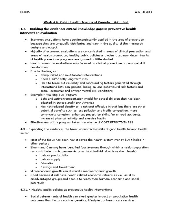 HLTB15H3 Chapter Notes -Health Equity, Utilization Behavior, Gender Role thumbnail