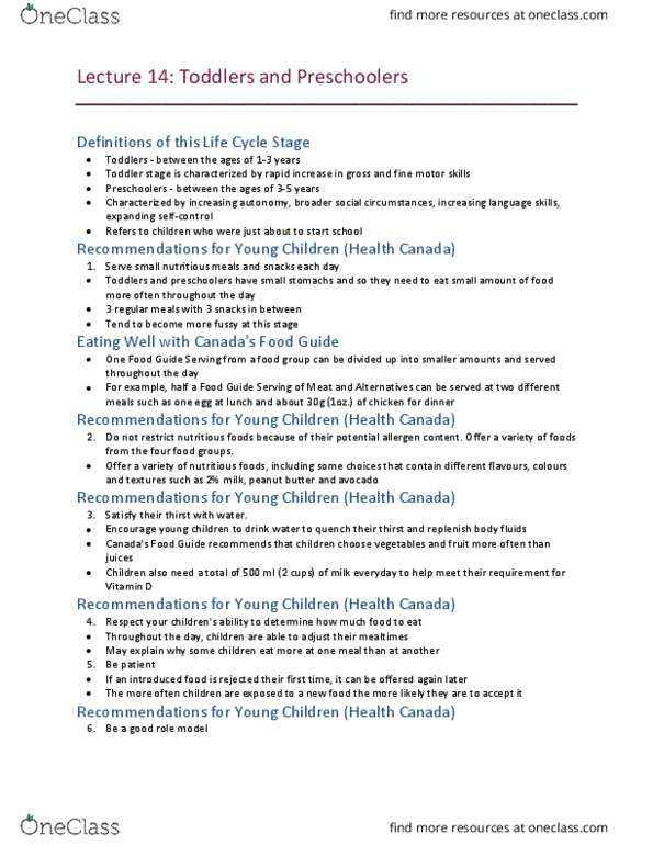 NUTR 2050 Lecture Notes - Lecture 14: Peanut Butter, Health Canada, Avocado thumbnail