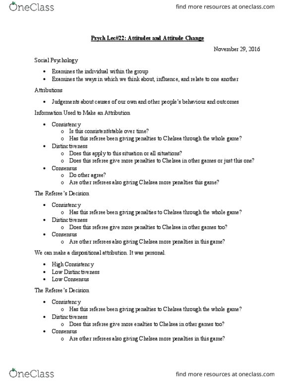 PSYC 1000 Lecture Notes - Lecture 22: Tom Cruise, Binge Drinking, Cognitive Dissonance thumbnail