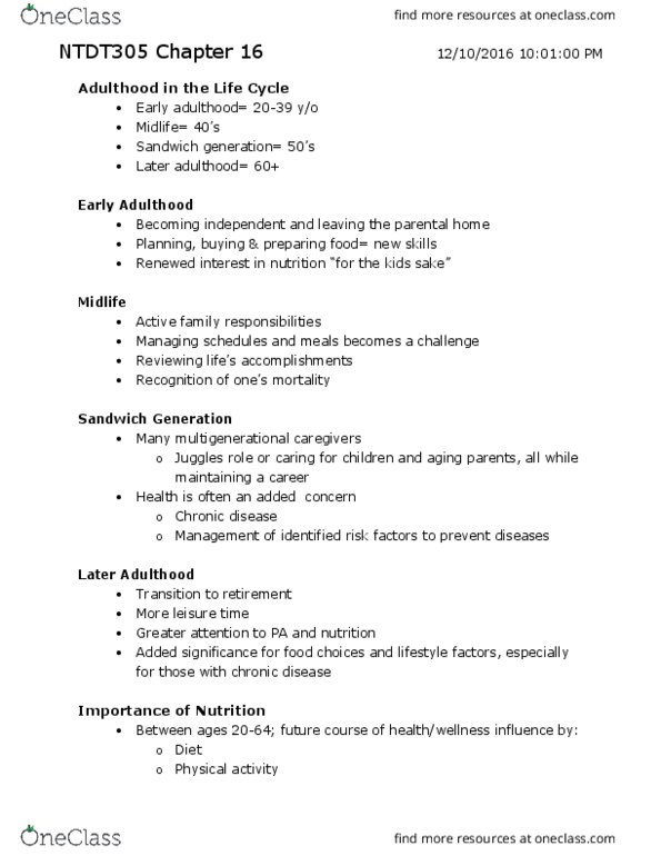 NTDT305 Lecture Notes - Lecture 16: Magnesium, Vitamin A, Osteoporosis thumbnail