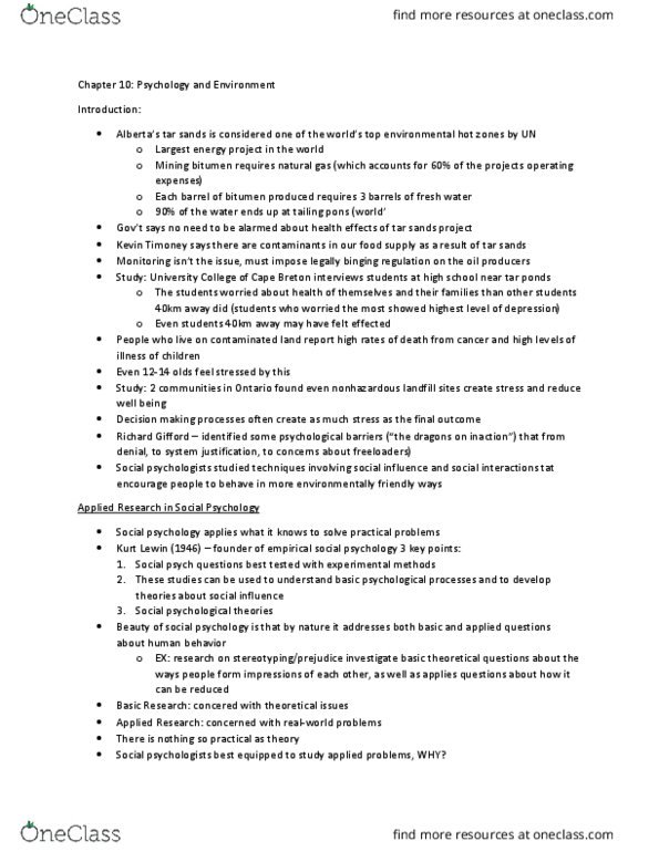 Psychology 2990A/B Chapter Notes - Chapter 10: Motivation, Sport Utility Vehicle, Decision-Making thumbnail