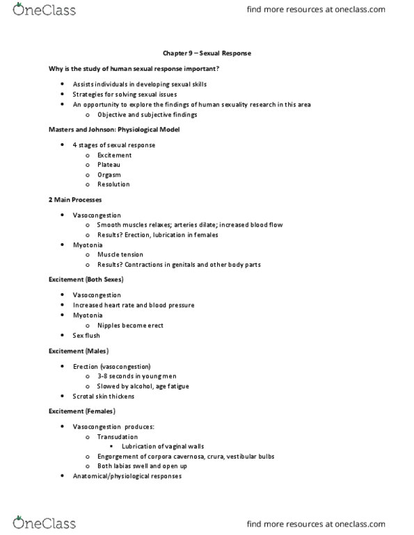 Psychology 2075 Lecture Notes - Lecture 11: Adrenal Gland, Delayed Ejaculation, Testicle thumbnail