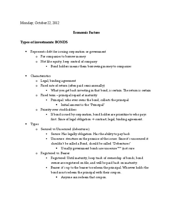 BU111 Lecture Notes - Stock Valuation, Kijiji, Complementary Good thumbnail