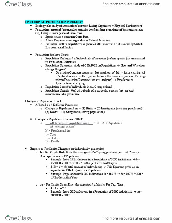 01:119:115 Lecture Notes - Lecture 24: Population Connection, Allele, List Of Fables Characters thumbnail