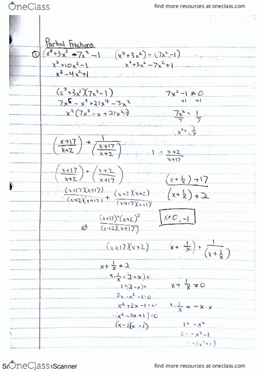 MATH 104 Lecture 7: Partial Fractions thumbnail