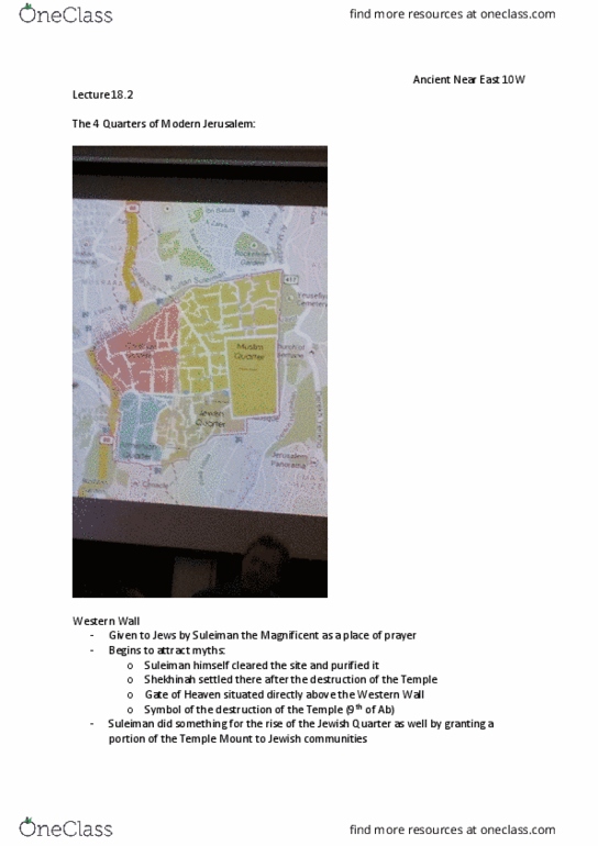 AN N EA 10W Lecture Notes - Lecture 18: Temple Mount, Fertile Crescent, International City thumbnail