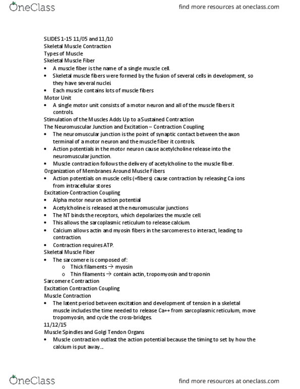 MCELLBI C64 Lecture Notes - Lecture 1: Premotor Cortex, Supplementary Motor Area, Antibody thumbnail