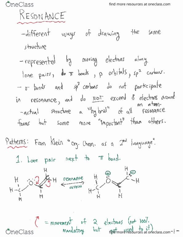 CHEM 2020 Lecture Notes - Lecture 6: Lone Pair thumbnail