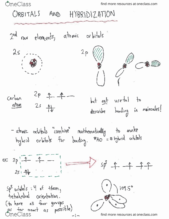 CHEM 2020 Lecture Notes - Lecture 3: Trigonal Planar Molecular Geometry thumbnail