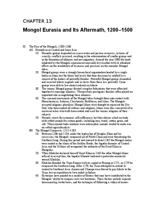 HST 101 Lecture : 12 - Mongol Eurasia and Its Aftermath, 1200 - 1500.doc thumbnail
