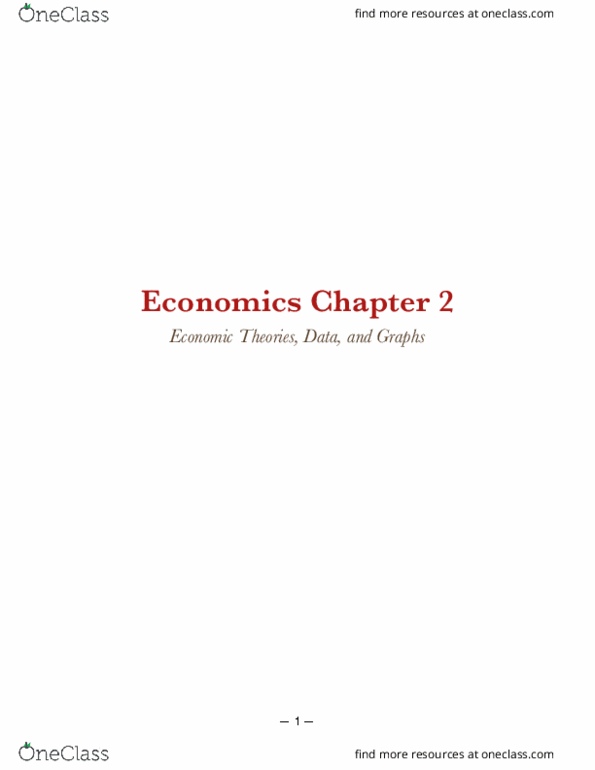 ECON 110 Chapter Notes - Chapter 2: Equation thumbnail