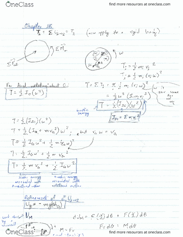 MIE100H1 Lecture Notes - Lecture 18: Friction thumbnail