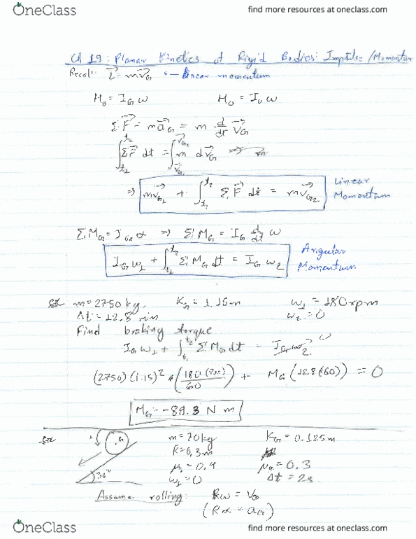 MIE100H1 Lecture Notes - Lecture 19: Potential Energy thumbnail