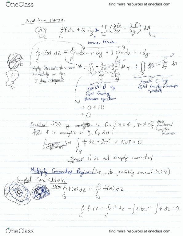 MAT290H1 Lecture Notes - Lecture 18: Curve thumbnail