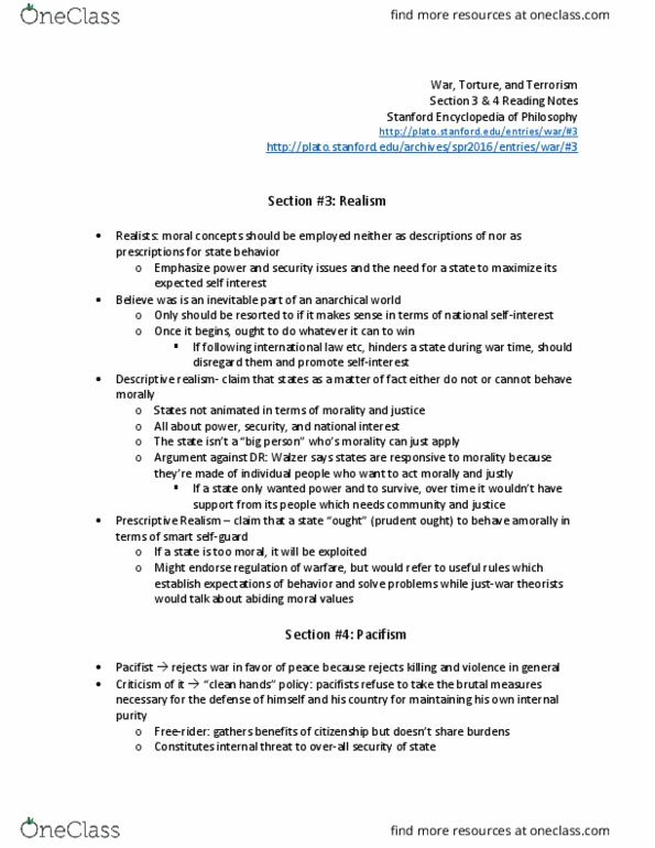 PHIL 2429 Chapter Notes - Chapter 0: Pacifism, Consequentialism, J. Walter Thompson thumbnail