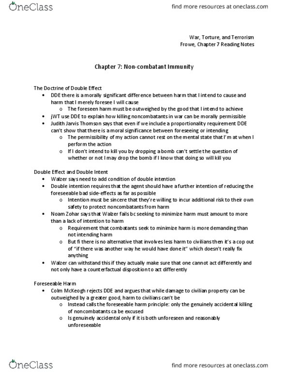 PHIL 2429 Chapter Notes - Chapter 7: Judith Jarvis Thomson, Precautionary Principle, Harm Principle thumbnail