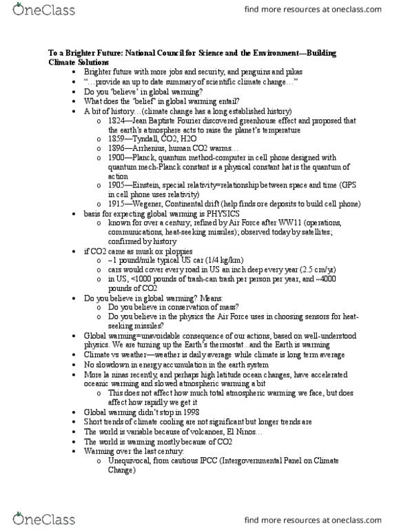 ECS 310 Lecture Notes - Lecture 2: Water Scarcity, Physical Constant, Continental Drift thumbnail