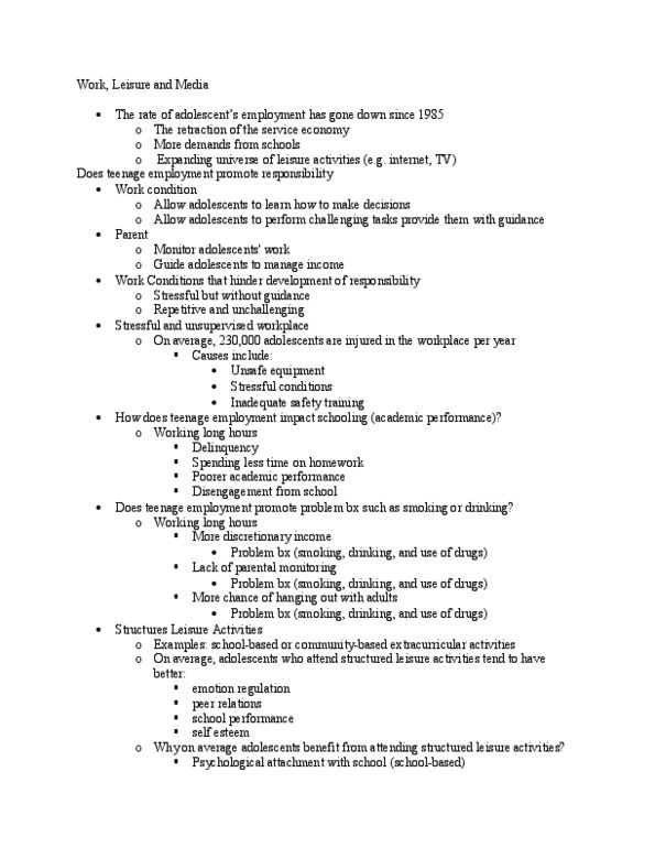 HDF 306 Lecture Notes - Lecture 10: Internet Addiction Disorder, Social Learning Theory, Stress Management thumbnail