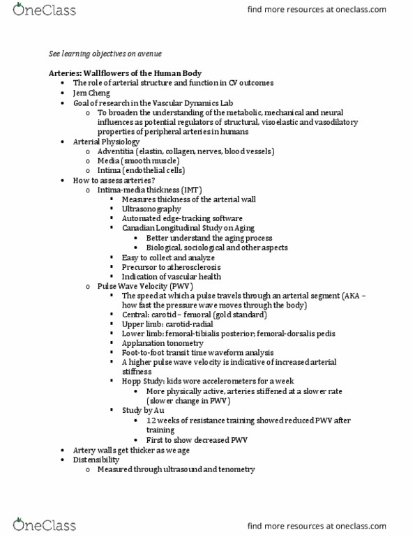 KINESIOL 4B03 Lecture Notes - Lecture 7: Research Question, Retrograde And Prograde Motion, Clsa thumbnail