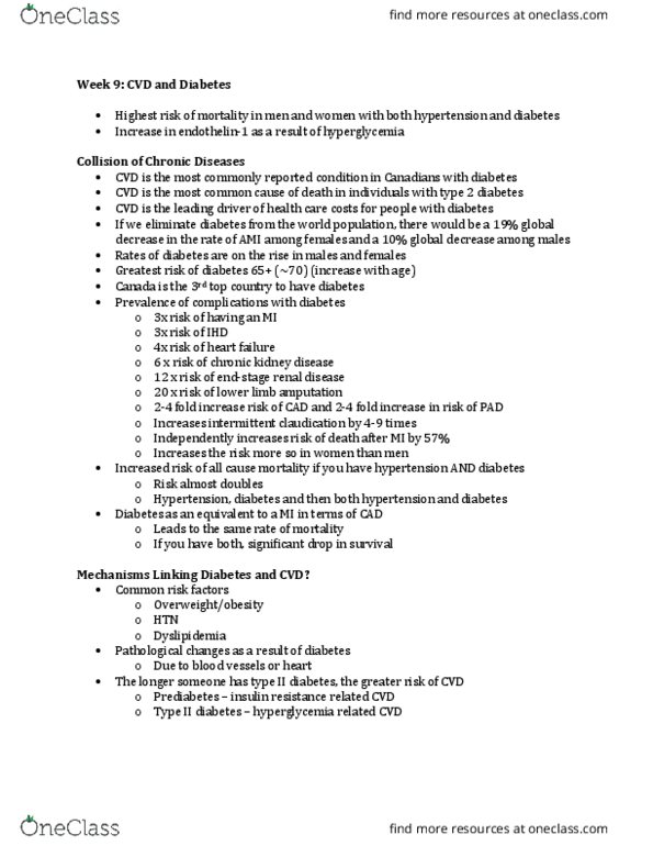 KINESIOL 4B03 Lecture Notes - Lecture 9: Monocyte, Low-Density Lipoprotein, Peroxynitrite thumbnail