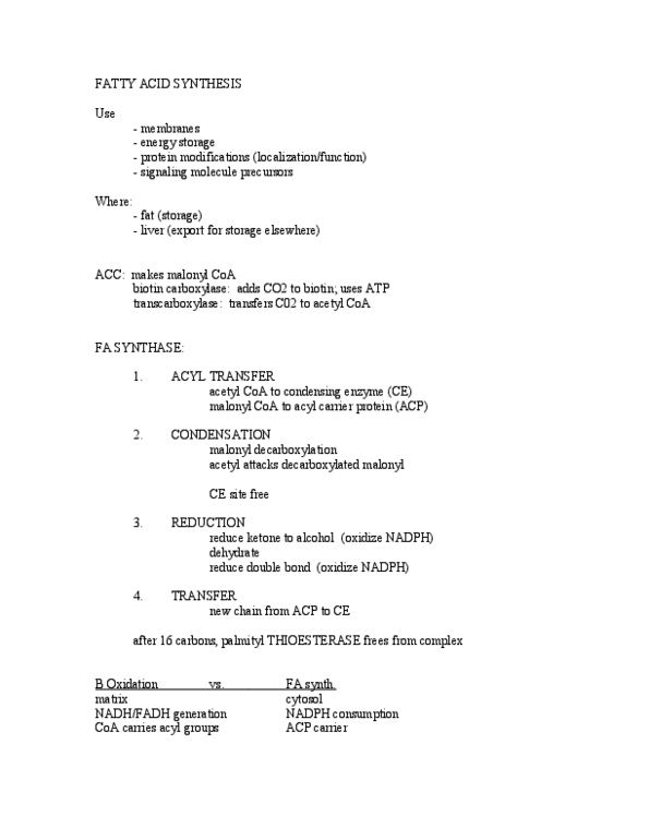 BIOLOGY 2D03 Lecture Notes - Arachidonic Acid, Adipocyte, Cyclic Adenosine Monophosphate thumbnail