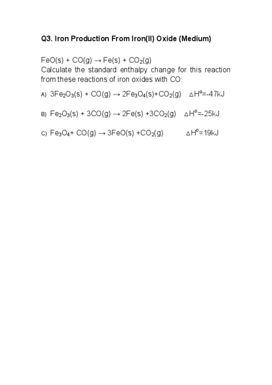 CHM135H1 Lecture Notes - Iron(Ii) Oxide, Royal Aircraft Factory F.E.2 thumbnail