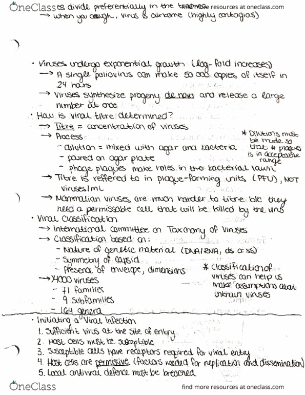IMIN200 Lecture Notes - Lecture 11: Antibody, Provirus, Sarcoma thumbnail