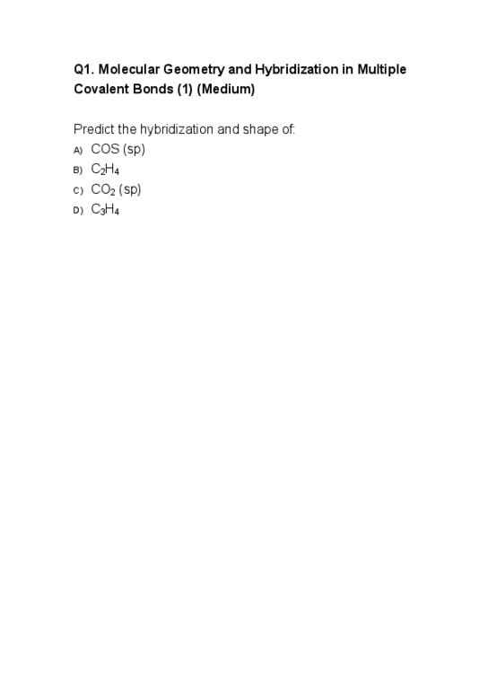 CHM135H1 Lecture Notes - Molecular Geometry thumbnail