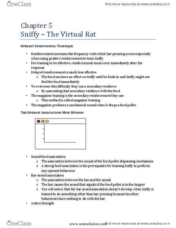 PSY100Y5 Lecture : Sniffy-The Virtual Rat thumbnail