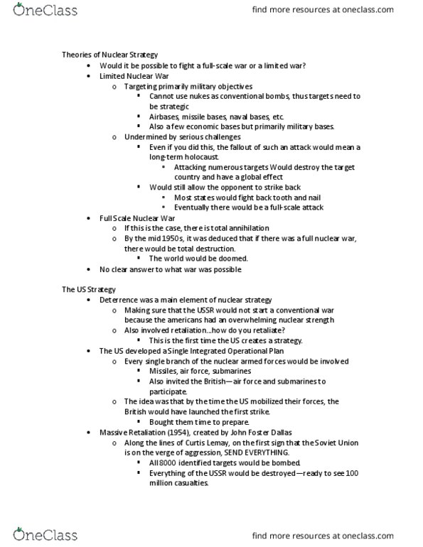 HIS344Y1 Lecture Notes - Lecture 7: Lamay District, Aerodrome, Korean War thumbnail