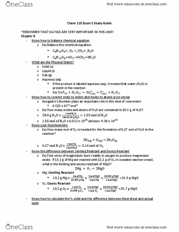 study-guides-for-chem-110-at-pennsylvania-state-university-psu-oneclass