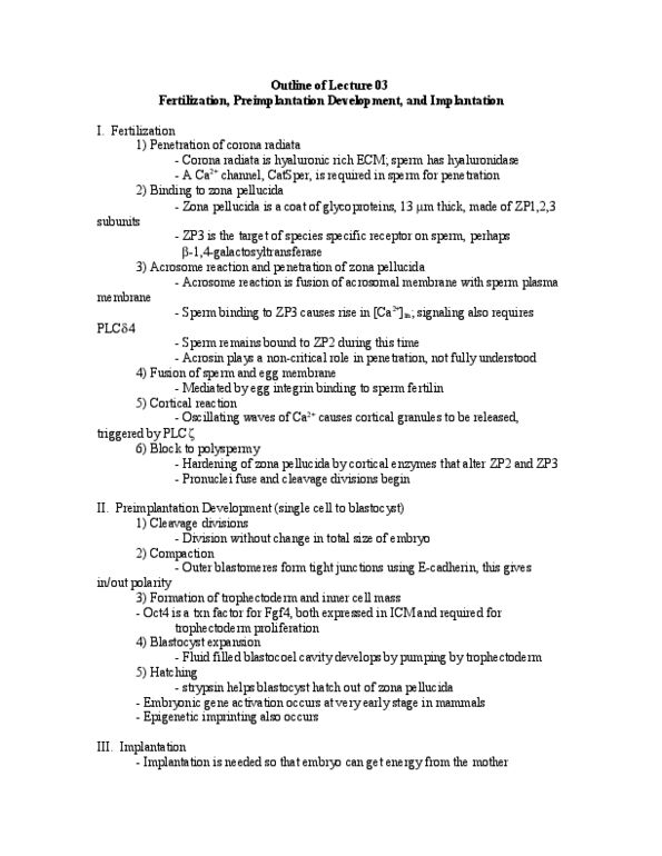 5-350 Lecture Notes - Oct-4, Syncytiotrophoblast, Trophoblast thumbnail