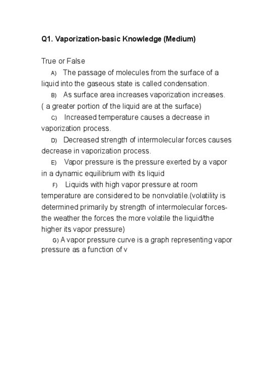 CHEM 1000 Lecture Notes - Dynamic Equilibrium, Intermolecular Force thumbnail