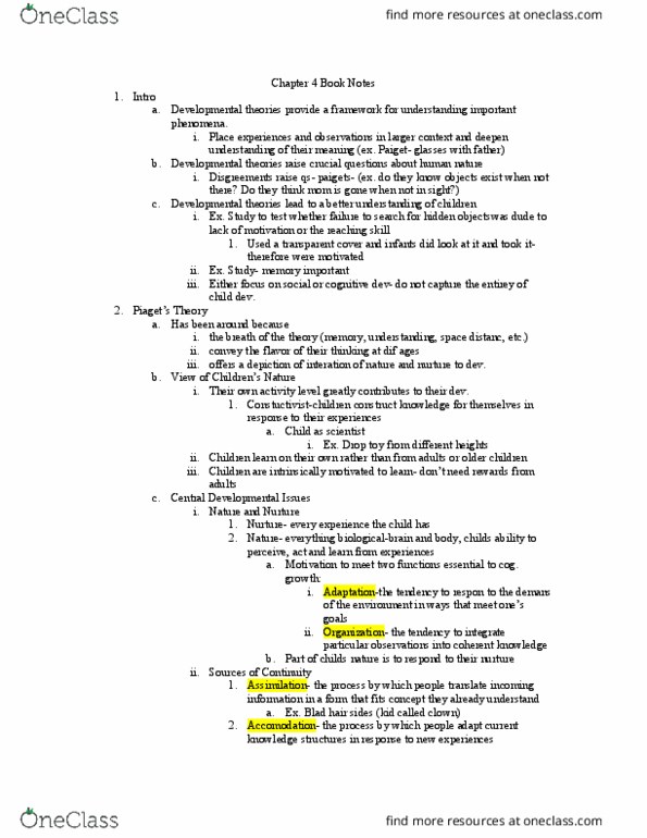 PSYC 101 Chapter Notes - Chapter 4: Prefrontal Cortex, Visual Cortex, Motor Cortex thumbnail