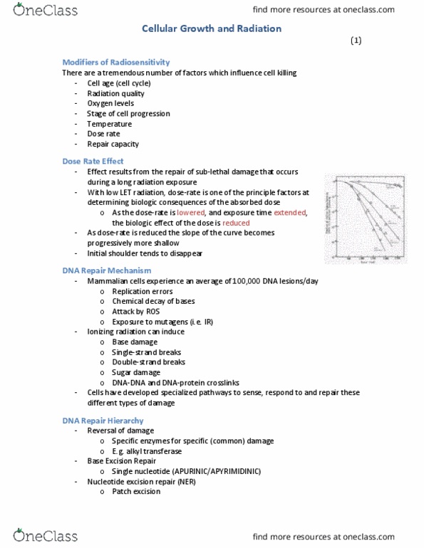 MEDRADSC 3U03 Lecture Notes - Lecture 3: Genetic Disorder, Heteroduplex, Ataxia Telangiectasia thumbnail