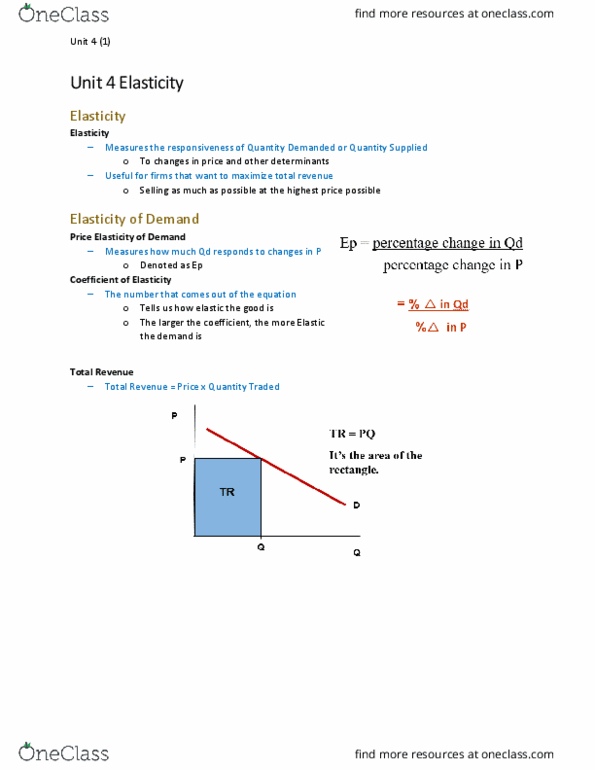 ECON 1B03 Lecture Notes - Lecture 4: Hyperbola thumbnail