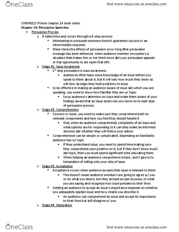 COMM212 Chapter Notes - Chapter 14: Wyou, Comparative Advantage thumbnail