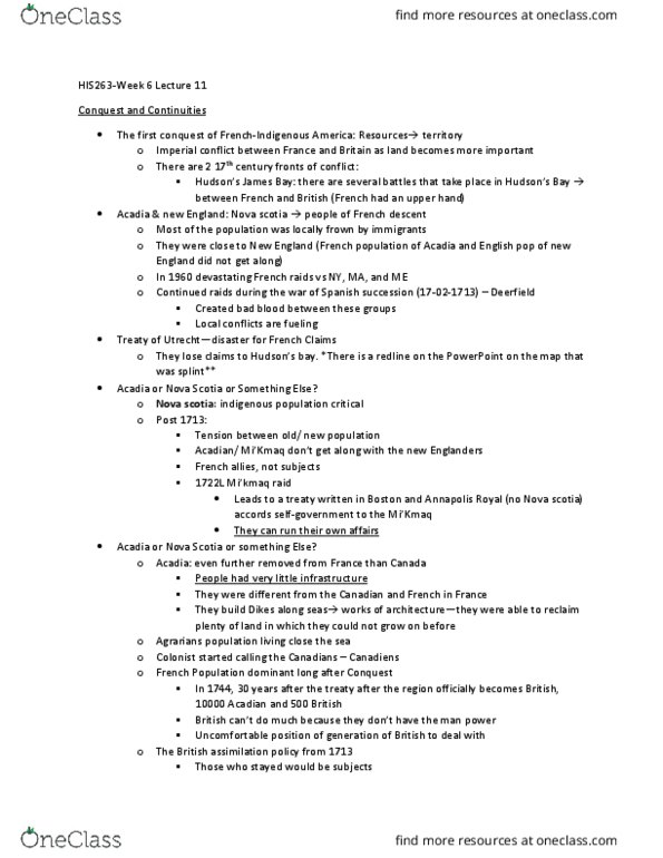 HIS263Y5 Lecture Notes - Lecture 11: Microsoft Powerpoint, First Nations, Iroquois thumbnail