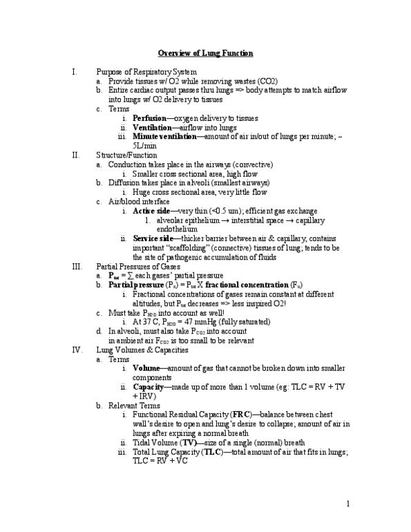 BIOL 1840U Lecture Notes - Mandala 2, Perfusion, Bronchiole thumbnail