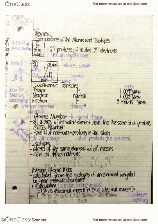 CHEM 141 Lecture 8: Stoichiometry Review thumbnail