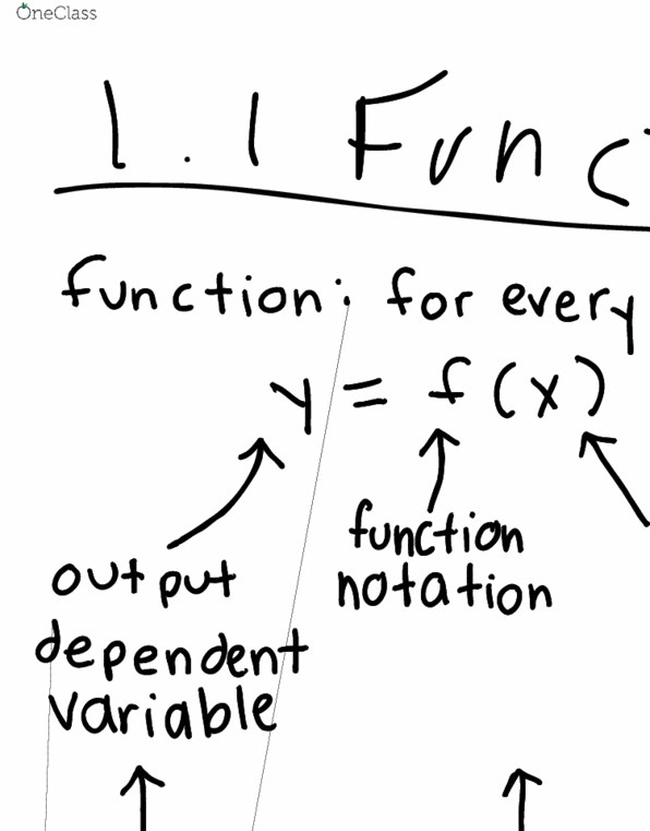 MATH 115 Lecture 1: 1.1 Functions thumbnail