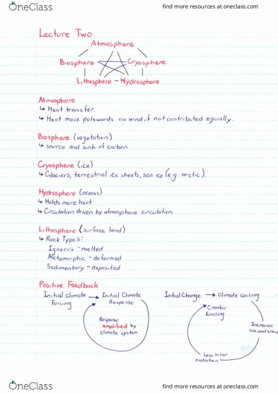 ERS103H5 Lecture Notes - Lecture 2: Neoproterozoic, Cryosphere, Paleogene thumbnail